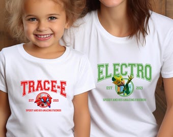 Green Goblin Spidey and His Friends T-Shirt, US Cotton