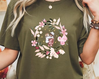 Mother's Day T-Shirt: Mom & Daughter Floral Graphic Tee, Gift for Mom Shirt