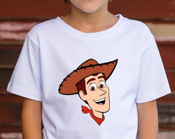 Woody Toy Story T-Shirt, US Cotton Crewneck, Disneyland Family Trip Tee