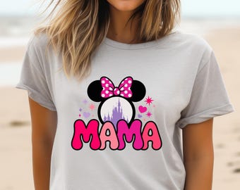 Mickey Mama Shirt, Mother’s Day Gift Tee for Mom, Disney Family Trip