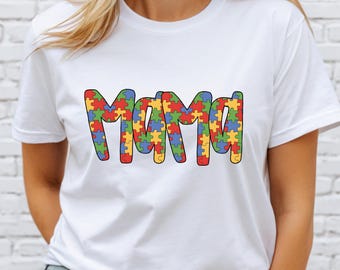 Autism Mom Shirt, Autism Awareness Tee, Mother’s Day Gift, Support T-shirt for Mama