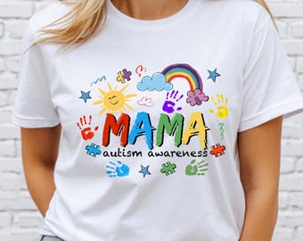 Autism Mom Shirt, Autism Awareness Tee, Mother’s Day Gift, Support T-shirt for Mama