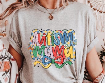 Autism Mom Shirt, Autism Awareness Tee, Mother’s Day Gift, Support T-shirt for Mama