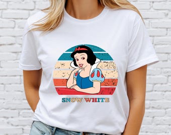 Disney Princesses Characters Shirt, US Cotton, Family Trip, Birthday Gift for Disney Fans, Holidays