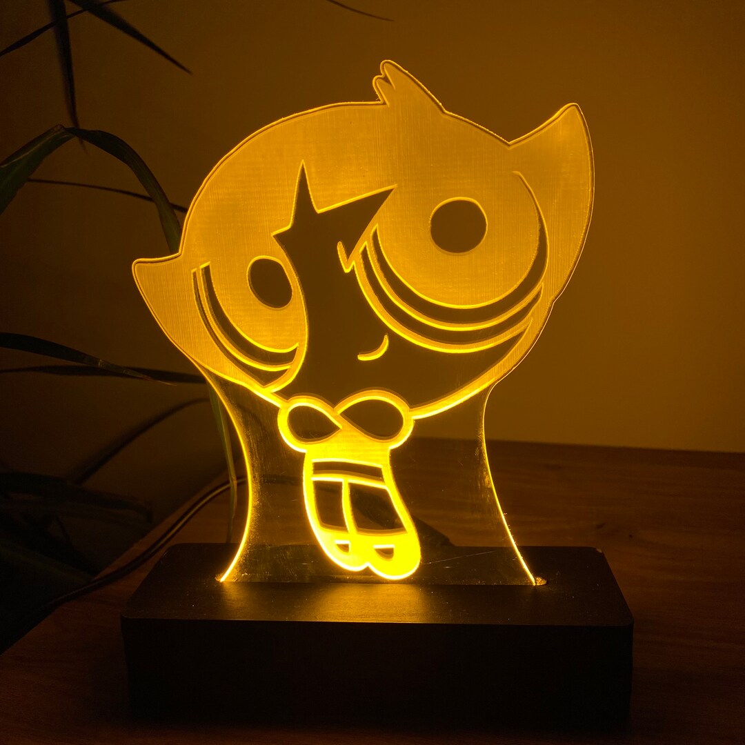 Powerpuff Girls Night Light Cartoon Night Light 3D Illusion Etsy