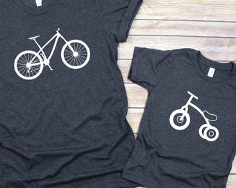 Camiseta de papá y yo, regalos para el Día del Padre, camiseta de ciclismo, camiseta de ciclismo a juego, camiseta de ciclismo de montaña, camisetas de motociclista, camiseta de papá e hija