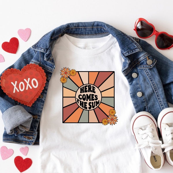 Here comes the Sun Kids Shirt, Beach Kids T-shirt, Summer Kids Shirt, Kids Pure Sunshine Shirts, Cute Baby Onesie, Toddler Girl Bodysuit