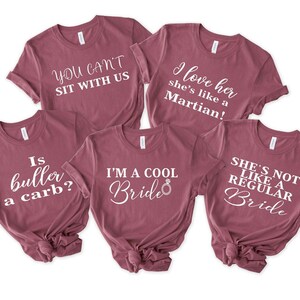Bachelorette Party Shirt, Team Bride Shirt, Bridesmaid Party Group Shirt, Bridesmaid Proposal Gift, Bridal Party Tee, Bride Tee,Bride To Be