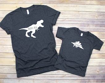 Chemise assortie papa et bébé, chemise fête des pères, chemise assortie père et fils, t-shirts papa et enfant, papa et moi, t-shirts papa et fille