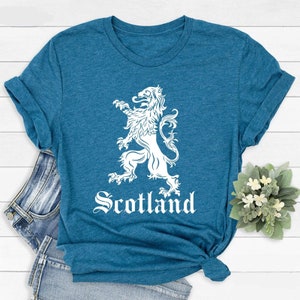 Vintage Scottish Lion Shirt, Scotland Crest Flag Gift, Being Scottish Tee, Proud Scotsman Gift,Scottish Royal Standart Lion Rampant Flag Tee