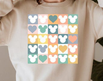 Disney Mouse Ears Sweatshirt, Disney Magic Kingdom Sweatshirt, Disney World Sweatshirt, Disney Vacation Gift, Mickey and Minnie Sweatshirt