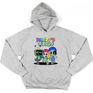 Youth Gaming Hoodie, Dandy’s World Hoodie, Cute Game Character Hoodie, Game Cartoon Hoodie, Sprunki Kids Hoodie, Toddler Gamer Hoodie afbeelding 2