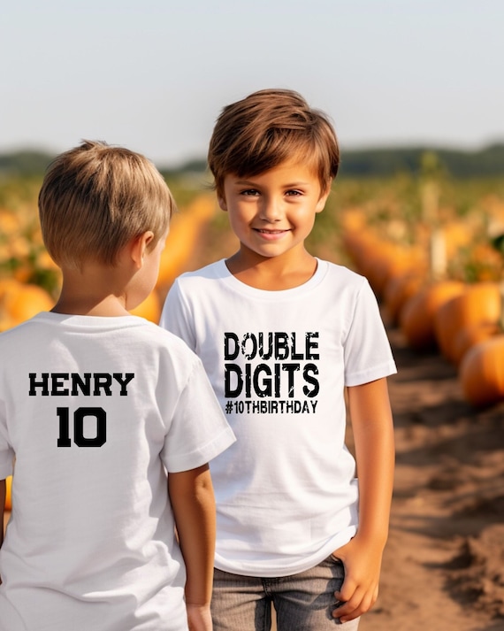 Double Digits 10th Birthday T-Shirt 10 Years Old Kids Double Digits 10th Birthday T-Shirt 10 Years Old Kids