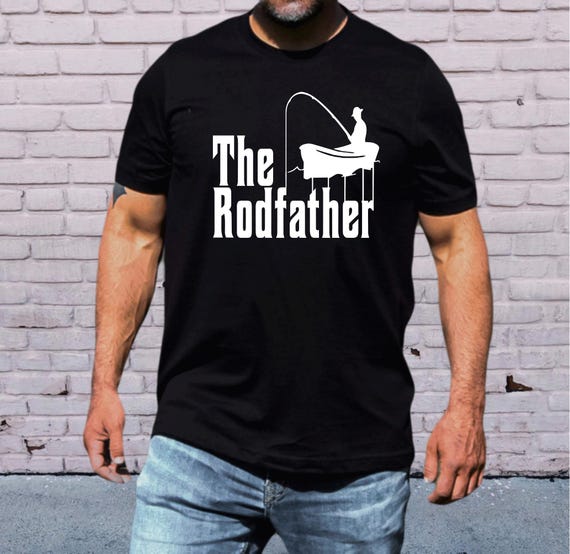 Fishing Parody Shirt, The Rodfather Shirt, Fishing Dad Shirt, Funny Fisherman Tee, Fathers Day Gift, Fishing Lover Shirt,Fishing Hobby Tee