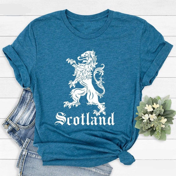 Vintage Scottish Lion Shirt, Scotland Crest Flag Gift, Being Scottish Tee, Proud Scotsman Gift,Scottish Royal Standart Lion Rampant Flag Tee