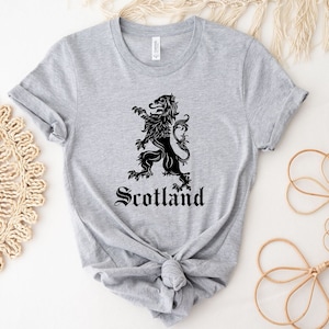 Vintages schottisches Löwe-Hemd, Schottland-Wappen-Flaggengeschenk, schottisches T-Stück sein, stolzes Scotsman-Geschenk, schottisches königliches Standart Lion Rampant-Flaggen-T-Stück Bild 3