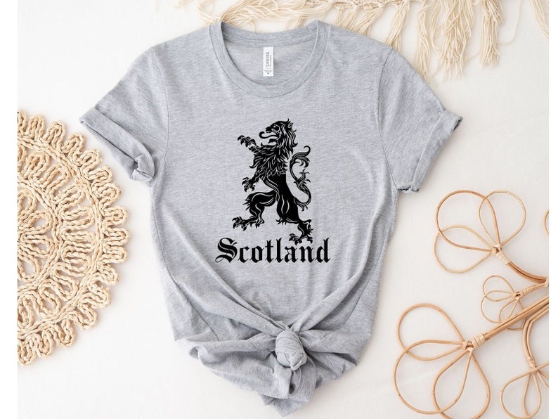 Vintages schottisches Löwe-Hemd, Schottland-Wappen-Flaggengeschenk, schottisches T-Stück sein, stolzes Scotsman-Geschenk, schottisches königliches Standart Lion Rampant-Flaggen-T-Stück Bild 3