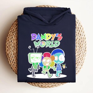 Youth Gaming Hoodie, Dandy’s World Hoodie, Cute Game Character Hoodie, Game Cartoon Hoodie, Sprunki Kids Hoodie, Toddler Gamer Hoodie afbeelding 3