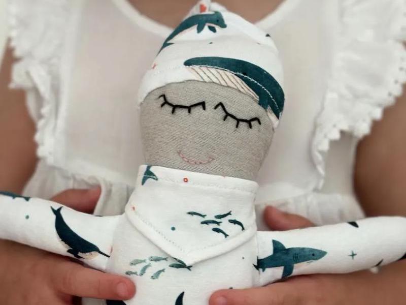 Handmade Gender Neutral Gift for Mom & Baby Eco-Conscious Nursery Comforter Cotton Baby Gift Soft Baby Shower Gift Sustainable