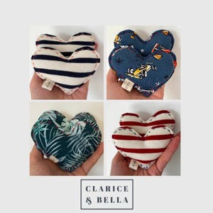 Organic Cotton NICU bonding hearts Handmade Gift for Premature Baby Organic Cotton Heirloom Handmade Cotton Gift for Mom and Newborn in NICU