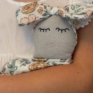 花柄の抱き枕 柔らかいコットンモスリン ベビーラブリー 手作り 新生児ギフト パーソナライズされたベビーギフト ママと赤ちゃんへの環境に配慮したギフト
