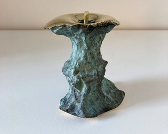 Sculpture "Pomme Croquée" en Bronze