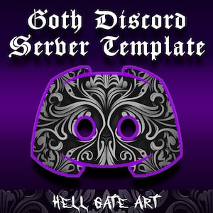 Goth Discord Server Template