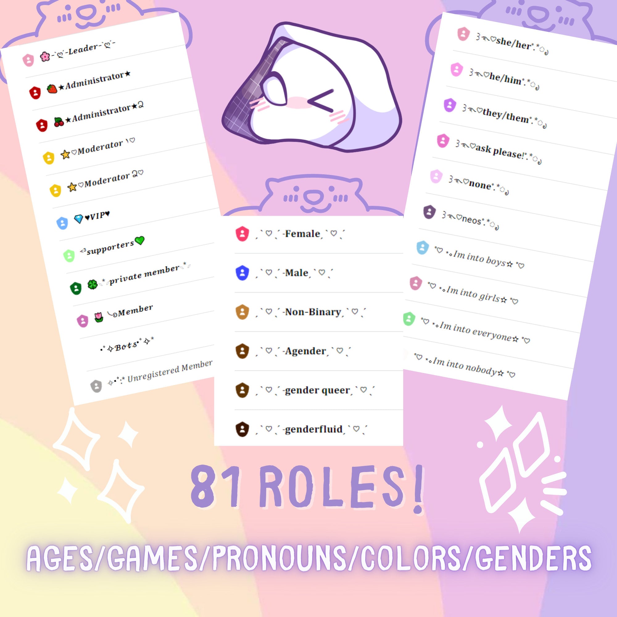 Best Cute&kawaii Discord Server Template Etsy