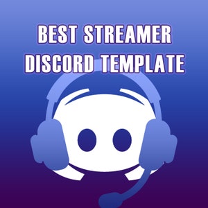 Best Streamer Discord  Server Template