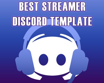 Best Streamer Discord  Server Template