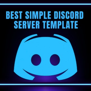Simple Discord Server Template: 15 Custom Channels