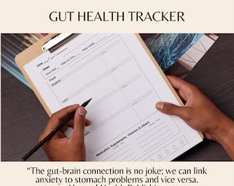 Gut Health Tracker. Fix your gut health. Improve your gut health.