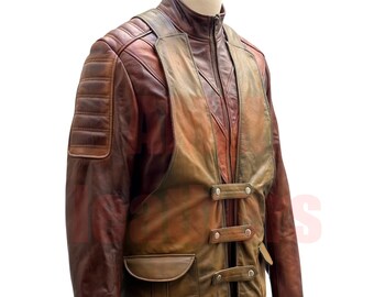 Custom-Made Leather Jacket Inspired by Carth Onasi - Embrace the Legacy of a Hero from KOTOR