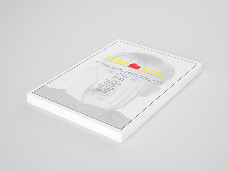 Home Alone Script/screenplay Etsy