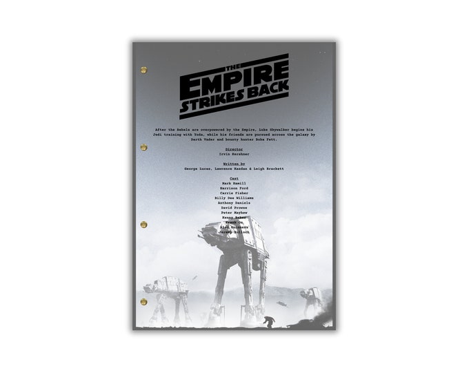 Star Wars Episode V – The Empire Strikes Back Script/Screenplay