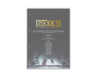 Star Wars Episode VI – Return of the Jedi Script/Screenplay
