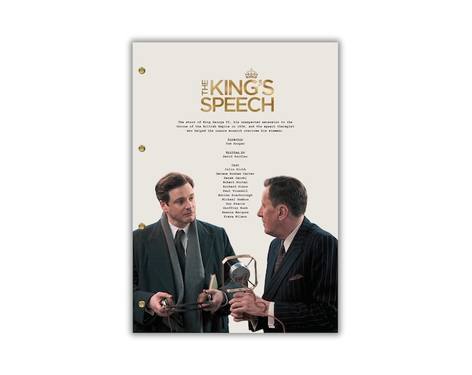 The king's Speech Script/Screenplay
