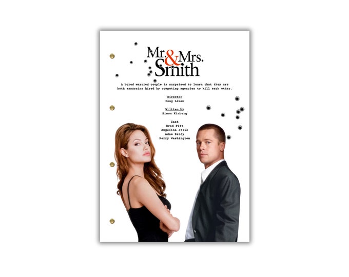 Mr and Mrs Smith Script/Screenplay