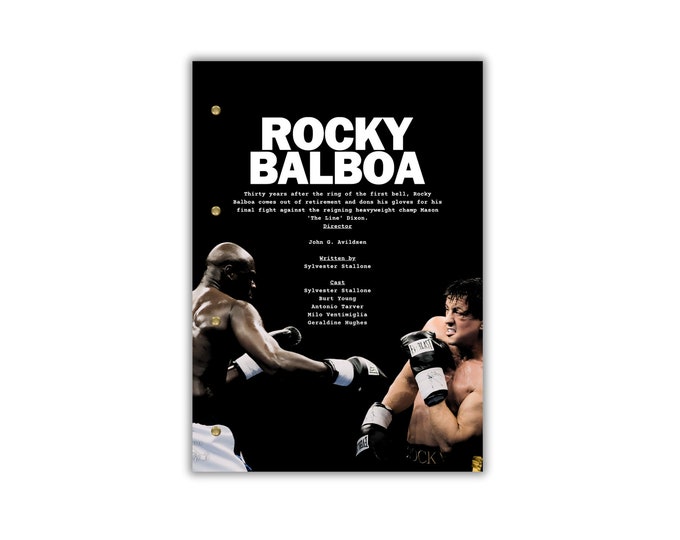 Rocky V Script/Screenplay