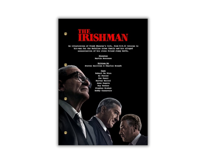 The Irishman Script/Screenplay