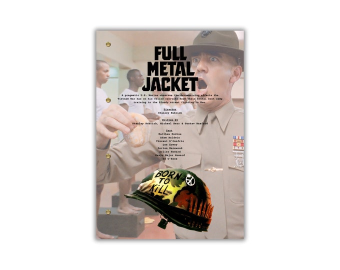 Full metal jacket Script/Screenplay