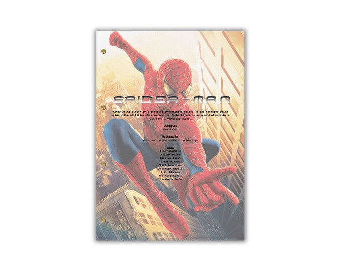 Spider Man Script/Screenplay