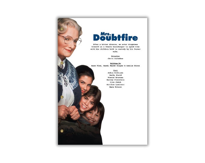 Mrs Doubtfire Script/Screenplay