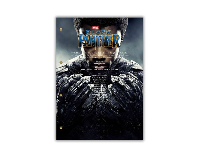 Black Panther Script/Screenplay