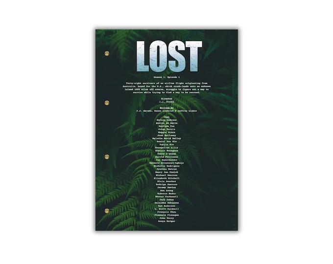 Lost (Season 1, Episode 1) Script/Screenplay