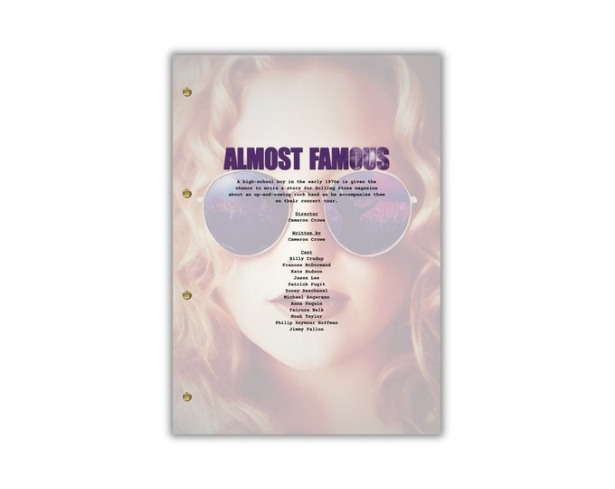 Almost Famous Script/Screenplay