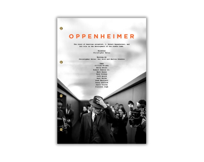 Oppenheimer Script/Screenplay