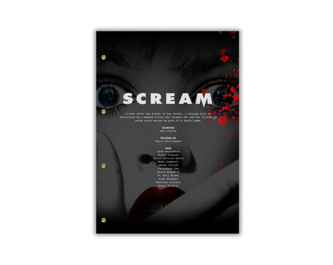 Scream Script/Screenplay