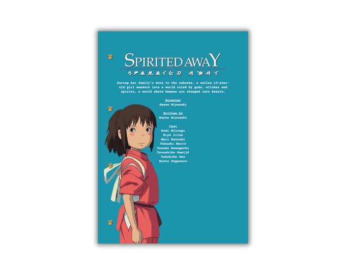 Spirited Away Script/Screenplay