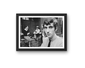 Phil Daniels on the set of Quadrophenia - Behind the scene Print